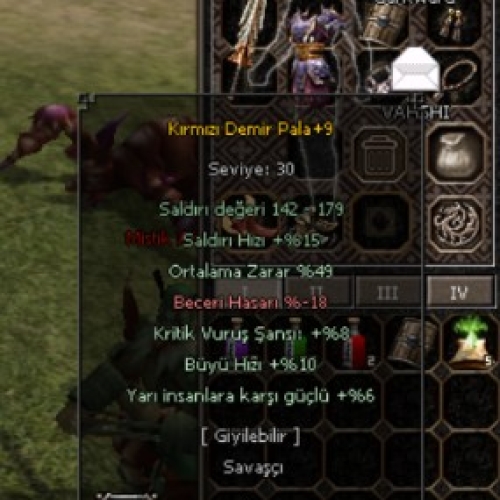  Kırmızı Demir Pala